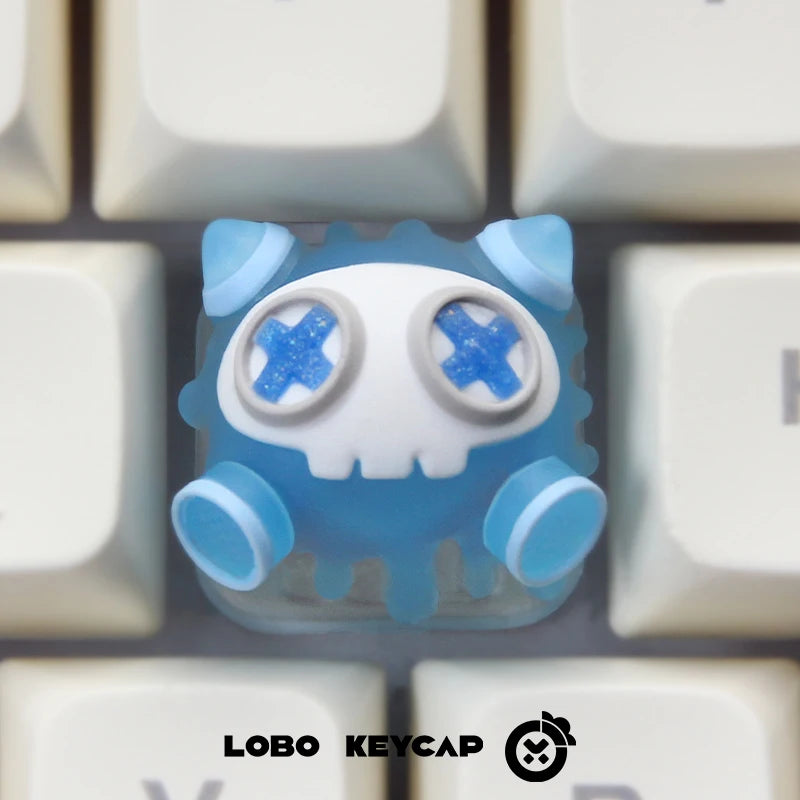 Keycap Artisan Kuromi Melody 3D - Vue 9